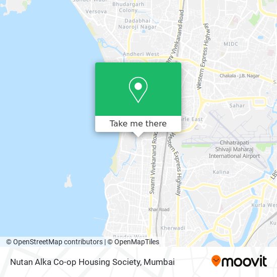 Nutan Alka Co-op Housing Society map