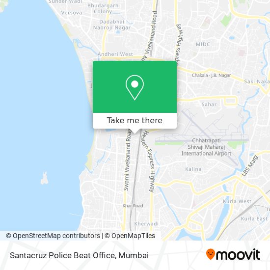 Santacruz Police Beat Office map