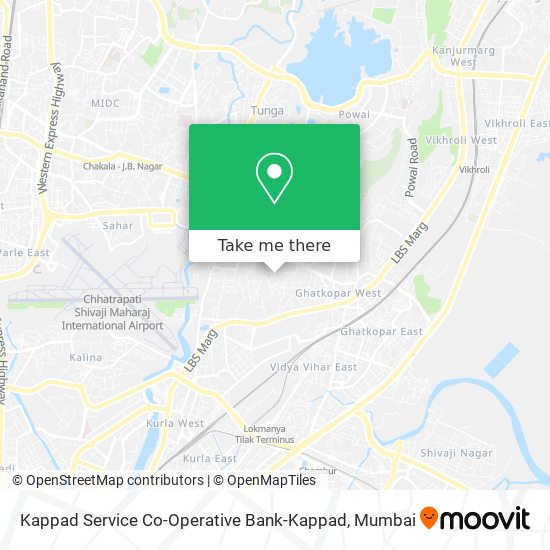 Kappad Service Co-Operative Bank-Kappad map