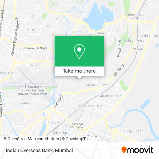 Indian Overseas Bank map