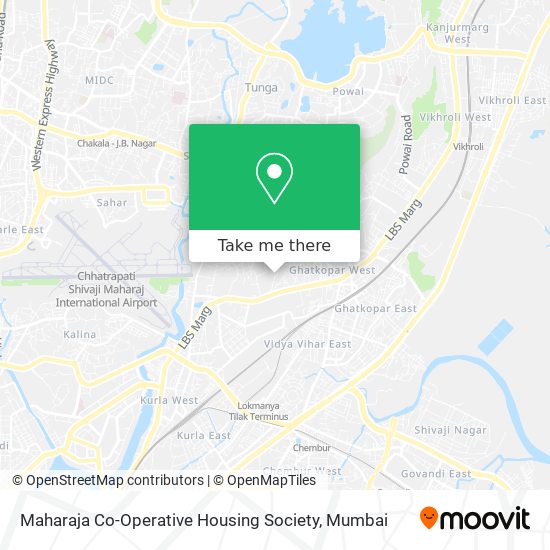 Maharaja Co-Operative Housing Society map