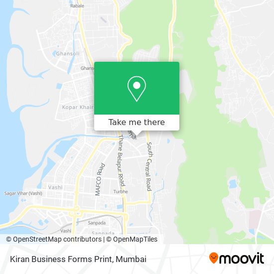 Kiran Business Forms Print map
