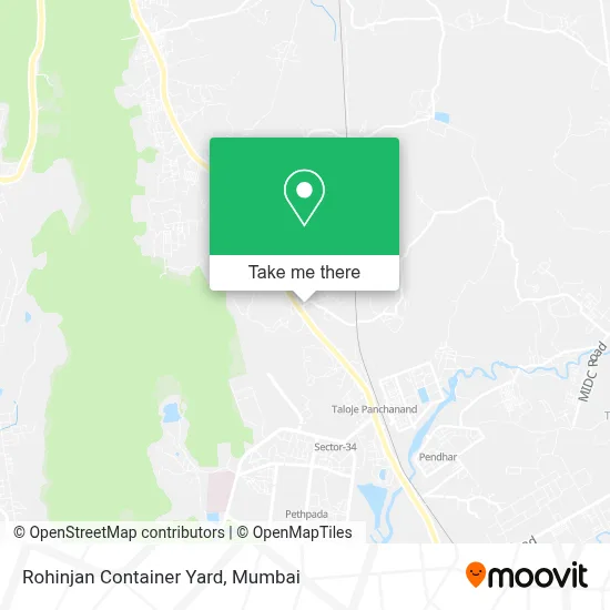 Rohinjan Container Yard map