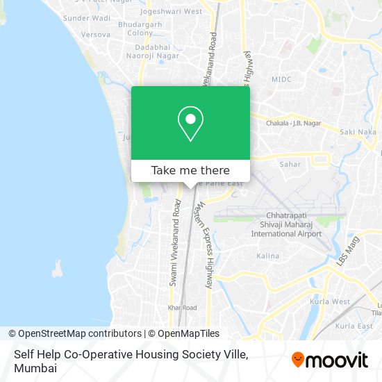Self Help Co-Operative Housing Society Ville map