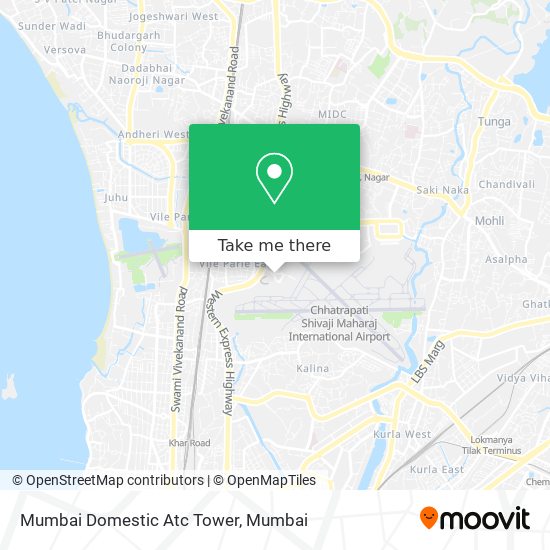 Mumbai Domestic Atc Tower map