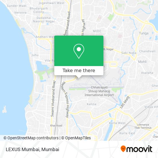 LEXUS Mumbai map