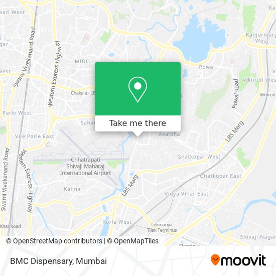 BMC Dispensary map