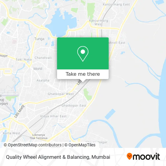 Quality Wheel Alignment & Balancing map