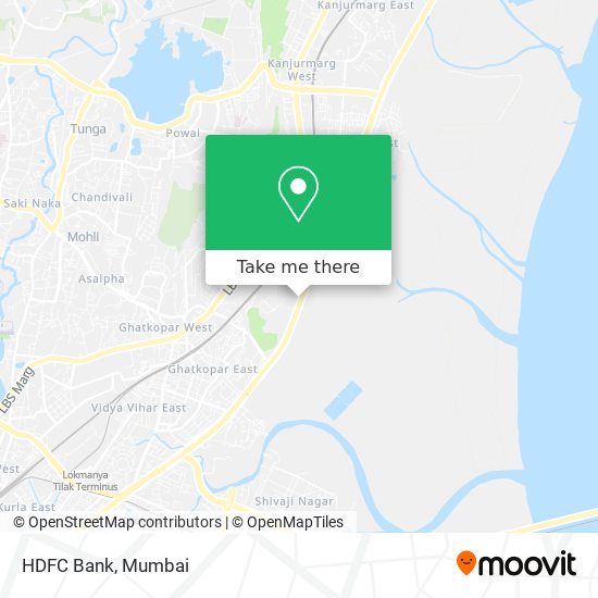 HDFC Bank map