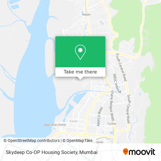 Skydeep Co-OP Housing Society map