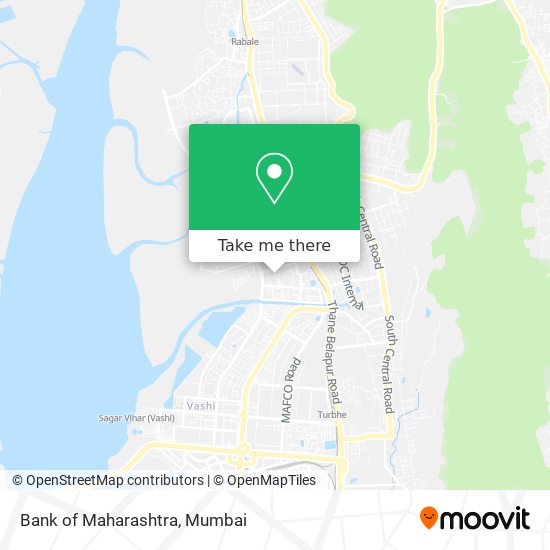 Bank of Maharashtra map