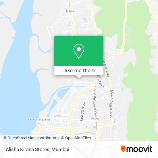 Alisha Kirana Stores map