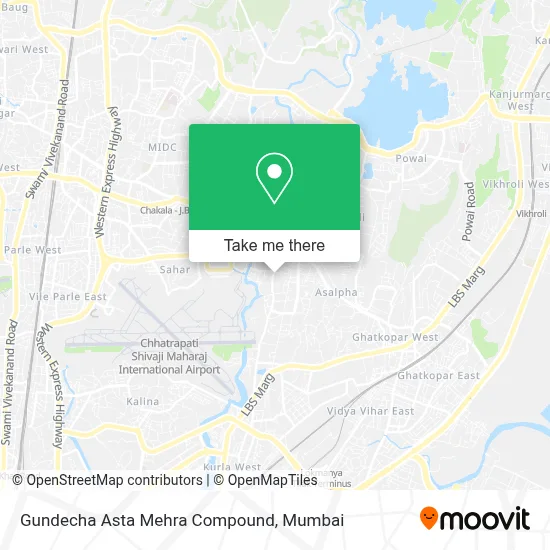 Gundecha Asta Mehra Compound map