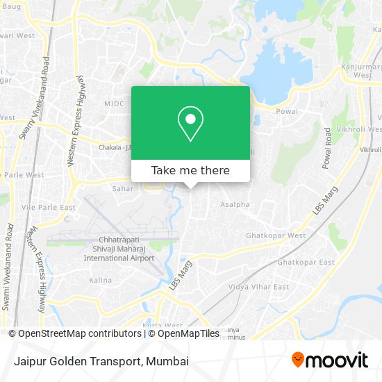 Jaipur Golden Transport map