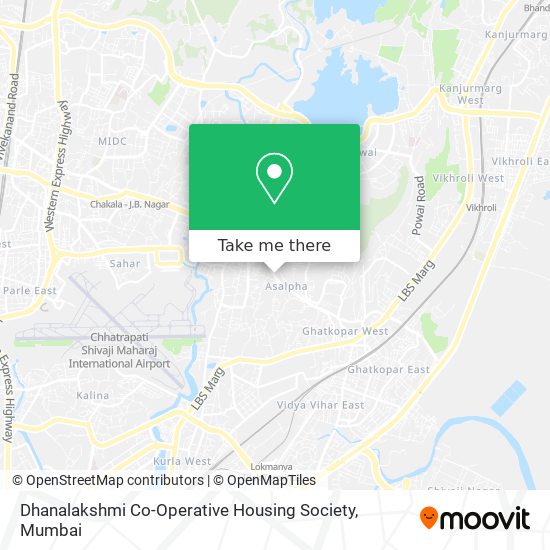 Dhanalakshmi Co-Operative Housing Society map