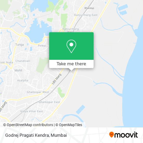 Godrej Pragati Kendra map