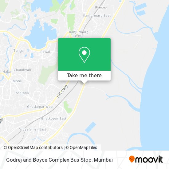 Godrej and Boyce Complex Bus Stop map