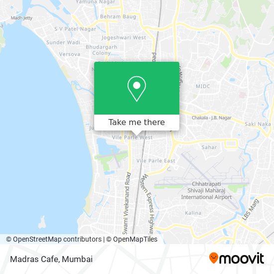 Madras Cafe map