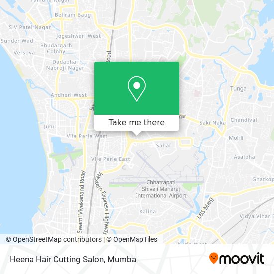Heena Hair Cutting Salon map