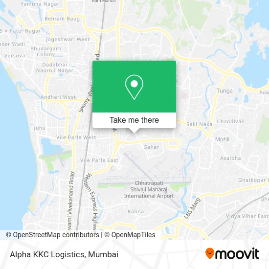 Alpha KKC Logistics map