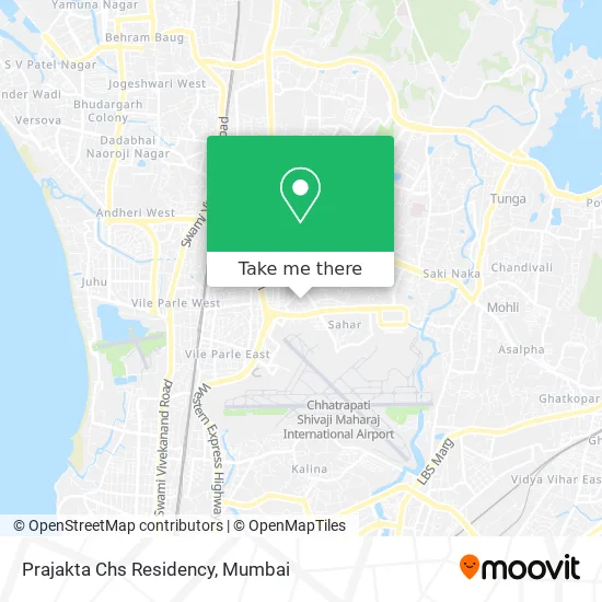 Prajakta Chs Residency map