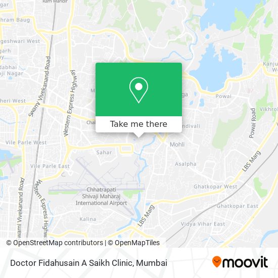 Doctor Fidahusain A Saikh Clinic map