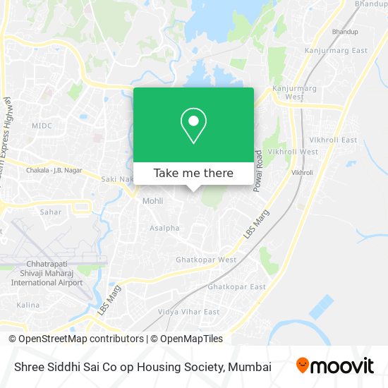 Shree Siddhi Sai Co op Housing Society map