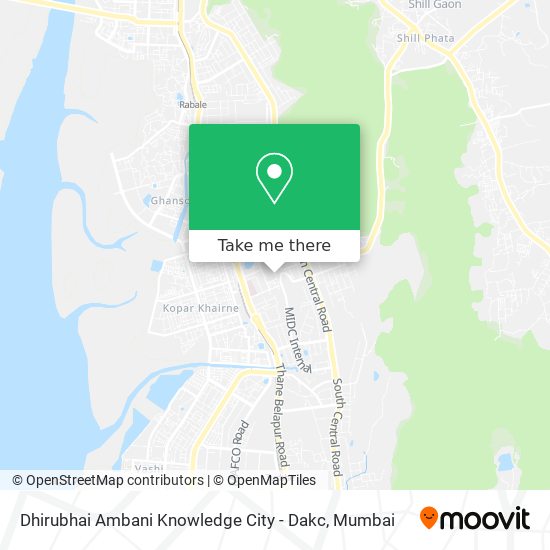 Dhirubhai Ambani Knowledge City - Dakc map