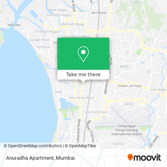 Anuradha Apartment map