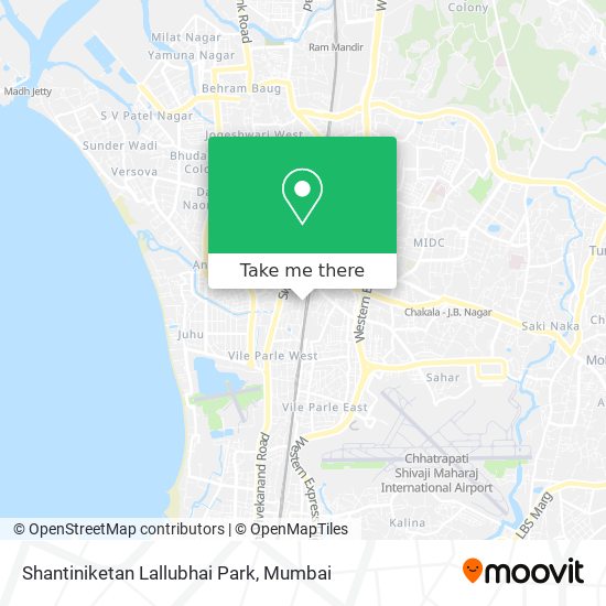 Shantiniketan Lallubhai Park map