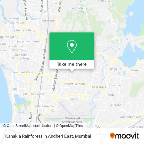 Kanakia Rainforest in Andheri East map