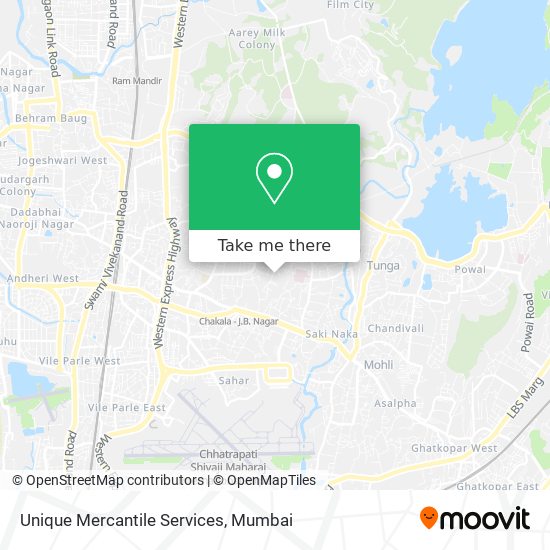 Unique Mercantile Services map