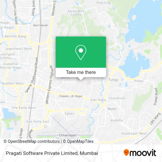 Pragati Software Private Limited map