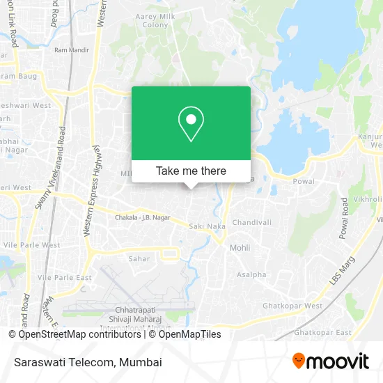 Saraswati Telecom map