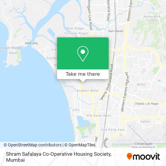 Shram Safalaya Co-Operative Housing Society map