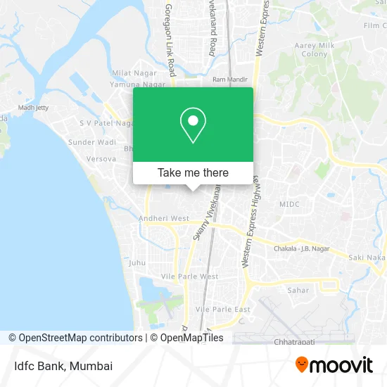 Idfc Bank map