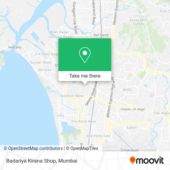 Badariya Kirana Shop map
