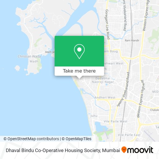 Dhaval Bindu Co-Operative Housing Society map