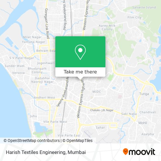 Harish Textiles Engineering map