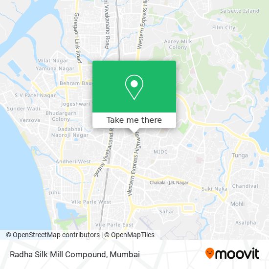 Radha Silk Mill Compound map