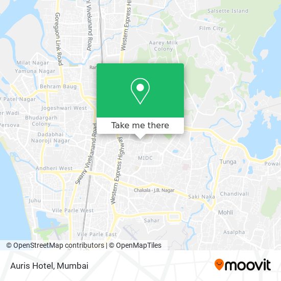 Auris Hotel map