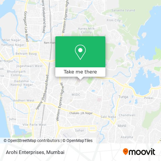 Arohi Enterprises map