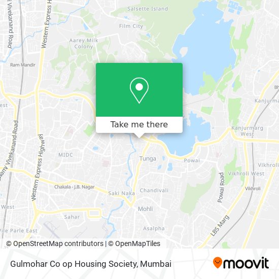 Gulmohar Co op Housing Society map