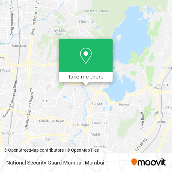 National Security Guard Mumbai map