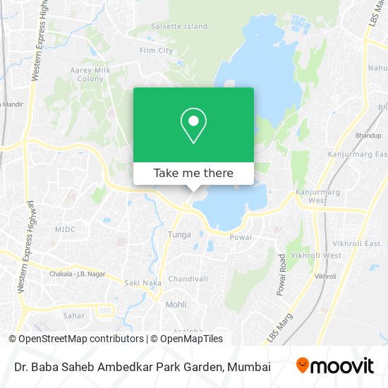 Dr. Baba Saheb Ambedkar Park Garden map