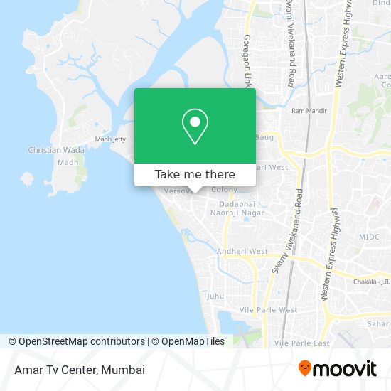 Amar Tv Center map