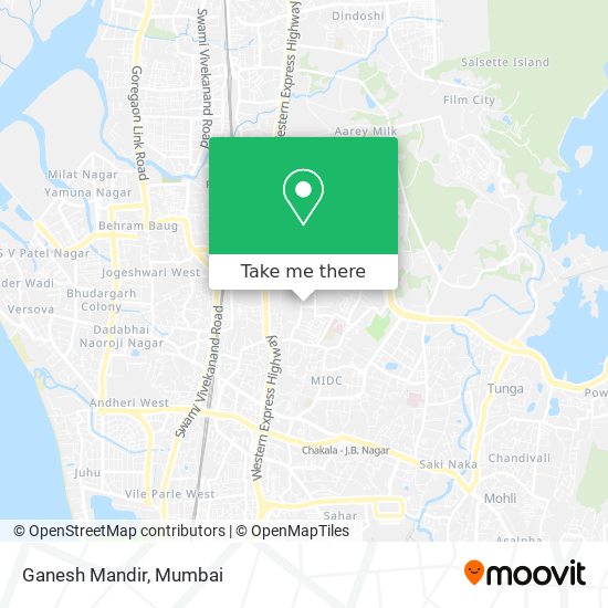 Ganesh Mandir map