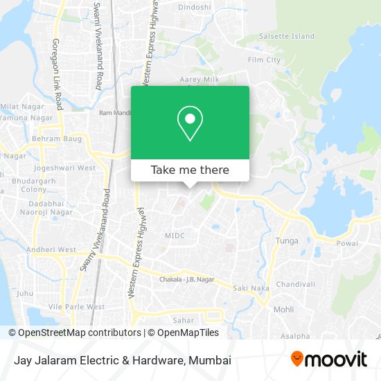 Jay Jalaram Electric & Hardware map