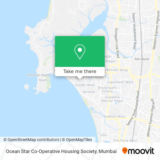 Ocean Star Co-Operative Housing Society map