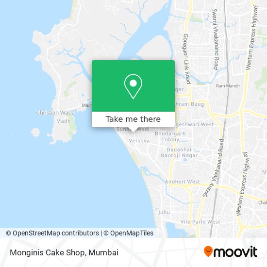 Monginis Cake Shop map